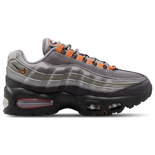 Nike Boys Air Max 95 - Boy's Grade School Running Shoes Size 05.0 - Orange/Gray