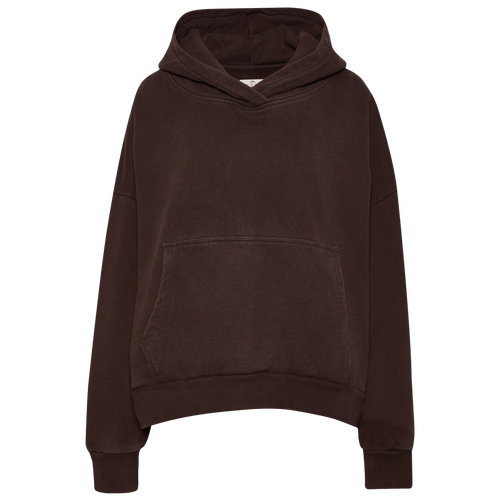 WOMENS - Cozi Heavy Weight Hoodie - Brown