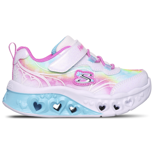 

Girls Skechers Skechers Groovy Swirl - Girls' Toddler Shoe White/Multi Size 06.0