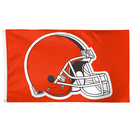 Womens Cleveland Browns WinCraft Cleveland Browns 3x5 Deluxe Flag - Adult - Orange / Brown / White