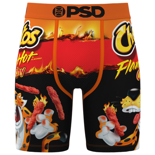 MENS - PSD Graphic Briefs - Orange/Black