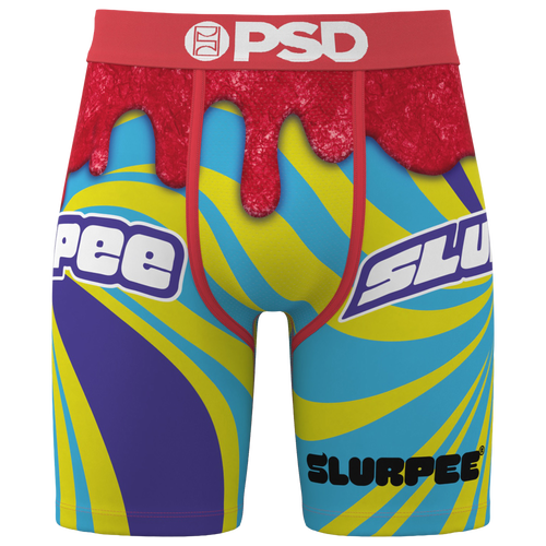 MENS - PSD Graphic Briefs - Red/Yellow