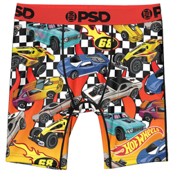 Boys' Grade School - PSD Graphic Briefs - Red/Yellow/Orange