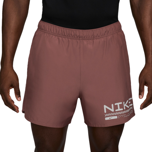  - Nike Winterized Chlngr 5" 2In1 Shorts - Maroon/Silver