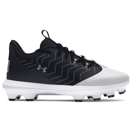 

Under Armour Boys Under Armour Harper 9 TPU JR - Boys' Grade School Baseball Shoes Black/White/Metallic Gold Size 04.5