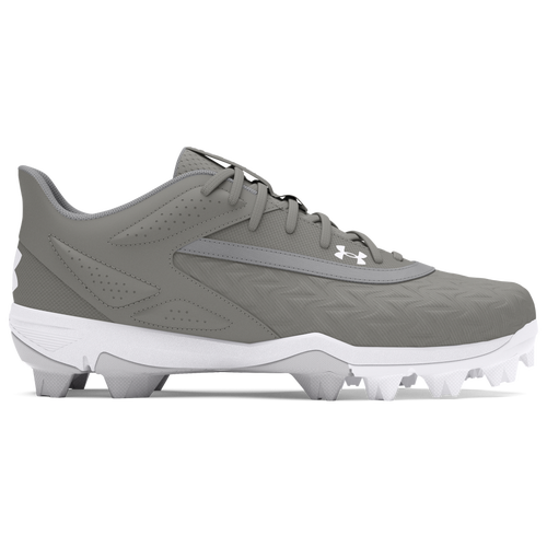 

Boys Under Armour Under Armour Leadoff Low RM JR 3.0 - Boys' Grade School Baseball Shoe Baseball Gray/Baseball Gray/White Size 06.0