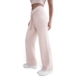 Women's - Nike NSW Phoenix  Boucle Pants - Pink/Pink