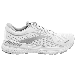 Women's - Brooks Adrenaline GTS 21 - White/Grey/Silver