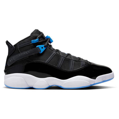 Shop Jordan Mens  6 Rings In Grey/black/blue