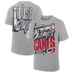Men's - Fanatics Hurricanes Stanley Cup Champions 26 T-Shirt - Grey Steel Heather