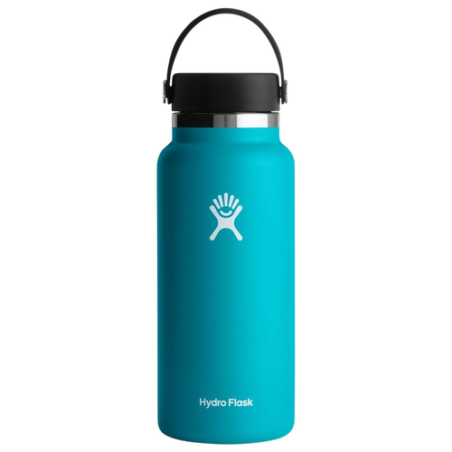 Hydro Flask 32 oz Wide Mouth Bottle With Flex Cap In Laguna | ModeSens