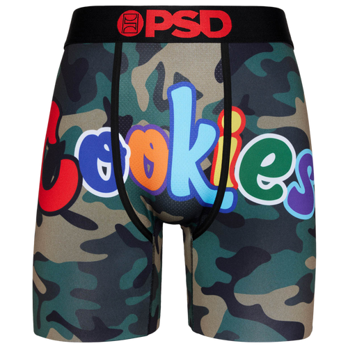 

PSD Mens PSD Cookies Camo Underwear - Mens Red/Green Size XL