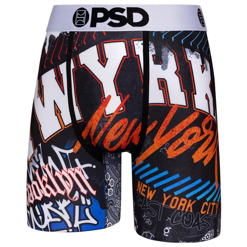 Shop Psd Mens  Kiyan Nyc Hustle Underwear In White/blue/orange