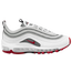 Nike Air Max 97 - Girls' Grade School White/Varsity Red/Particle Grey