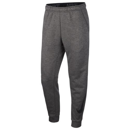 Nike Men's Therma Tapered Training Pants In Dark Grey Heather/black