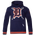 Pro Standard TIGERS MASH UP RIB FLC PO HOODIE - Men's Midnight Navy/Orange/Midnight Navy