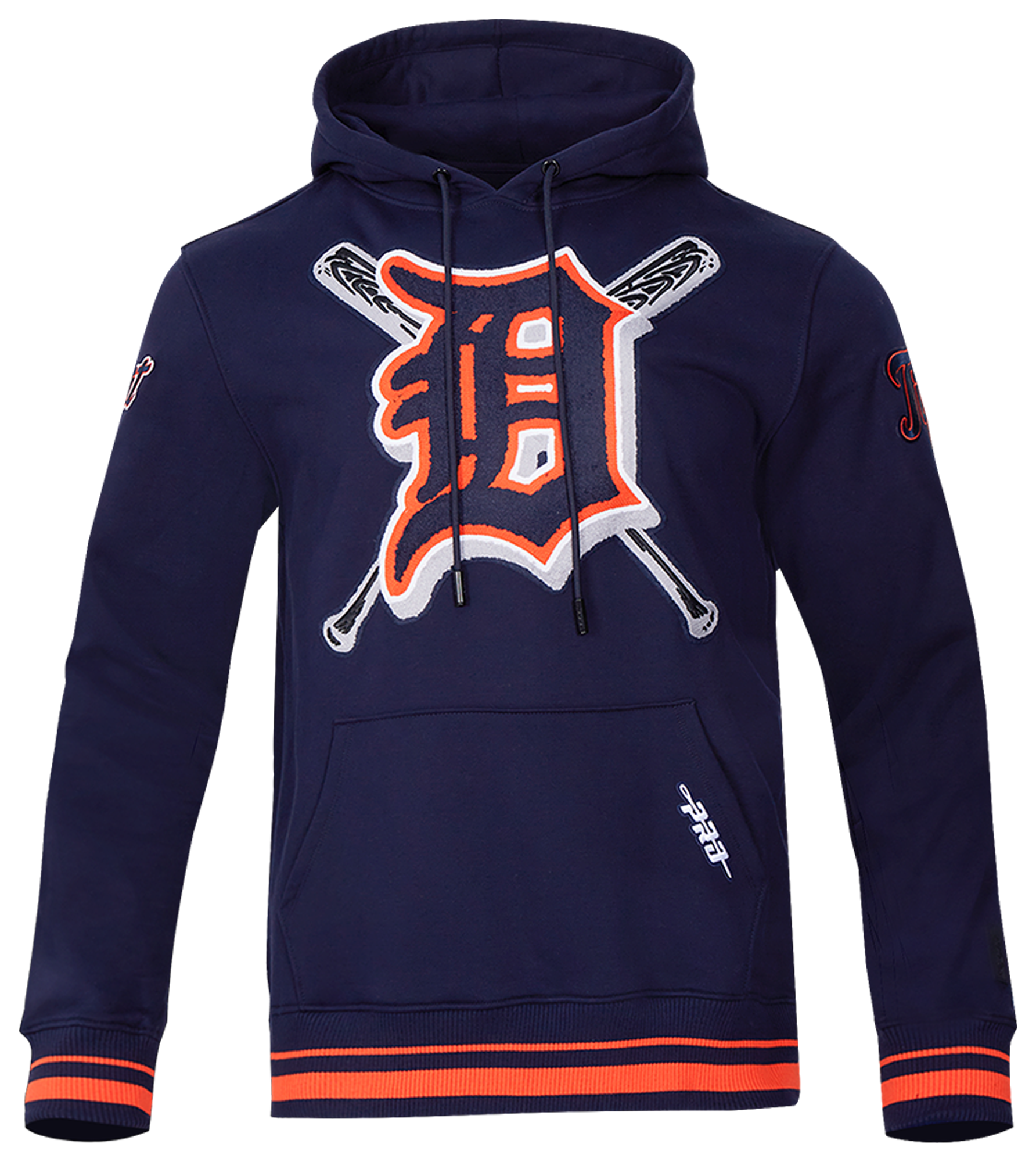 Pro Standard TIGERS MASH UP RIB FLC PO HOODIE - Men's