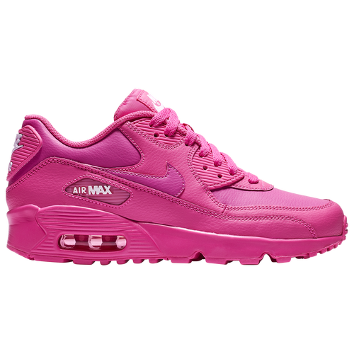 

Nike Girls Nike Air Max 90 - Girls' Grade School Running Shoes Laser Fuchsia/Laser Fuchsia/White Size 05.0