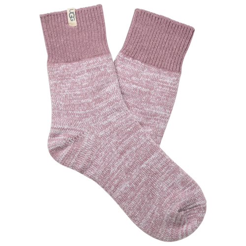 WOMENS - UGG Rib Knit Slouchy Quarter - Grey