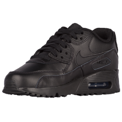 Girls' Grade School - Nike Air Max 90 - Black/Black