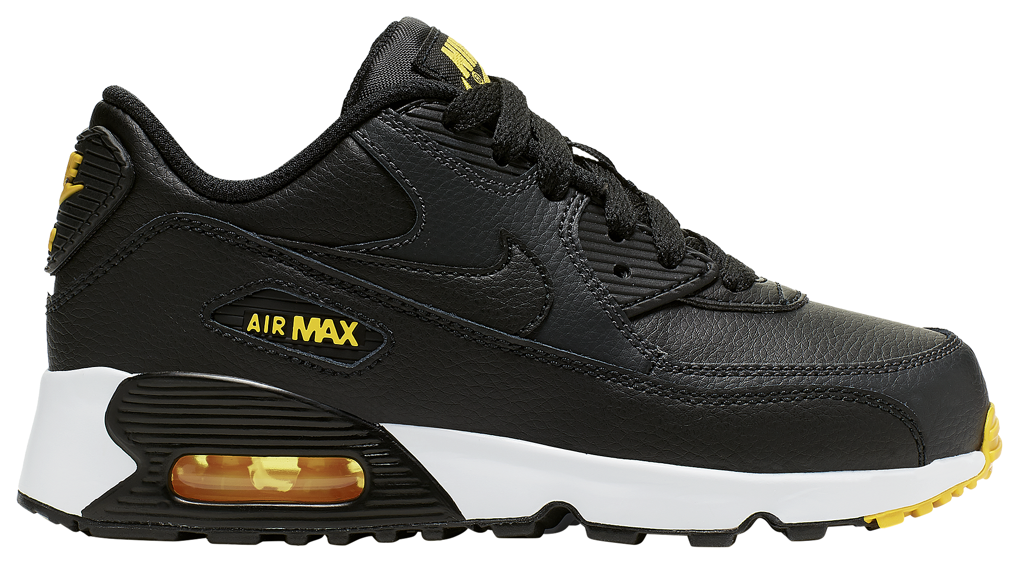 nike air max 90 leather midnight navy preschool kids' shoe