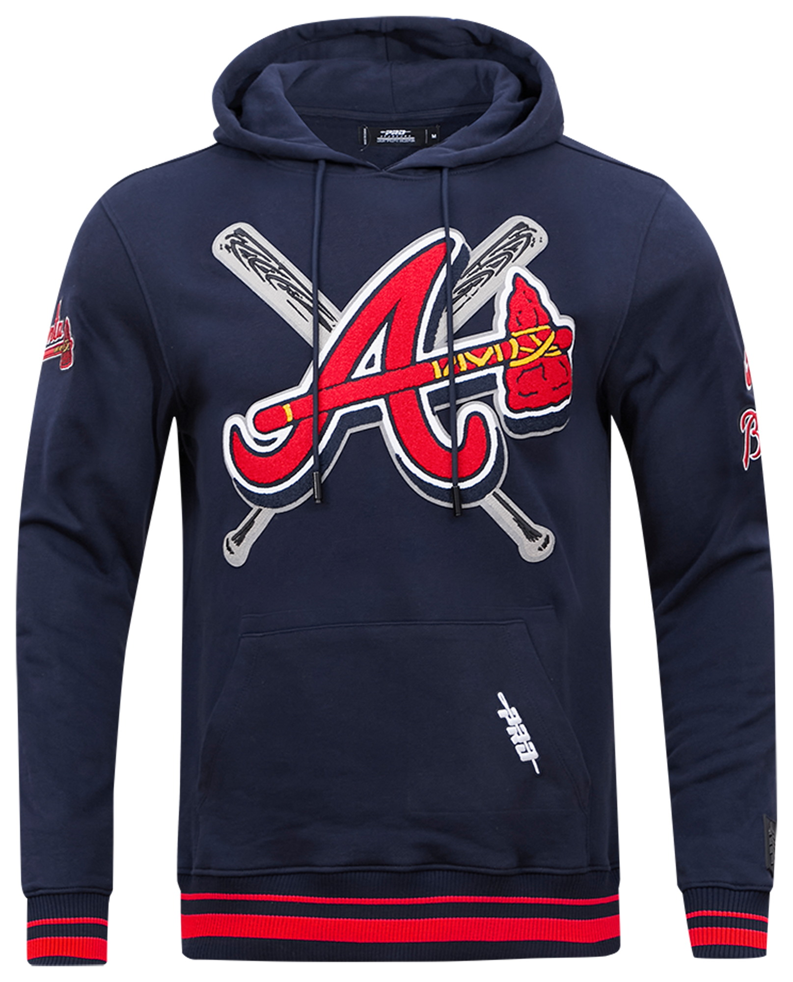Pro Standard BRAVES MASH UP RIB FLC PO HOODIE - Men's