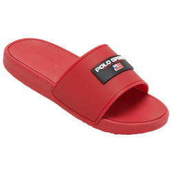 Boys' Preschool - Polo Ralph Lauren Sport Slides - Red/Red