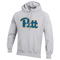 Men's - Champion University of Pittsburgh Reversible Wear Hoodie  - Silver Grey