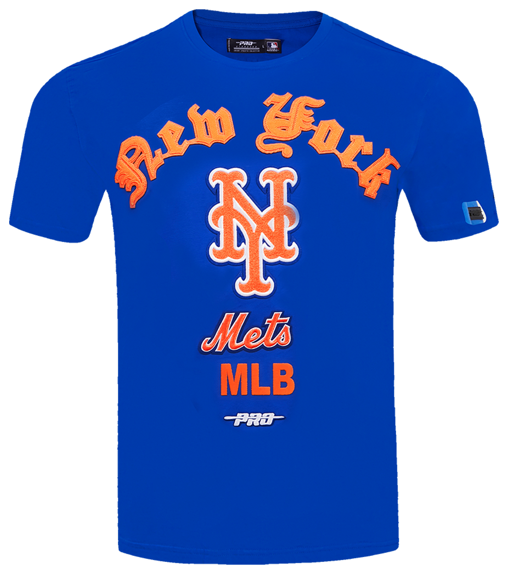 【MLB New York Mets】Pro Standard スタジャン L Men's New York Mets Pro Standard Royal Mash Up Logo Varsity