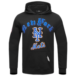 Men's - Pro Standard METS OLD ENGLISH FLC PO HOODIE - Black