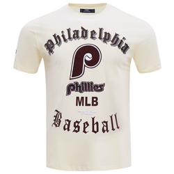 Men's - Pro Standard PHILLIES RETRO OLD ENGLISH SJ TEE - Eggshell