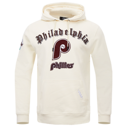 Men's - Pro Standard PHILLIES RETRO OLD ENGLISH FLC PO HOODIE - Eggshell