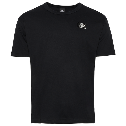 

New Balance Mens New Balance Essential Checkerboard T-Shirt - Mens White/Black Size M