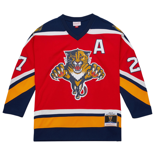 

Mitchell & Ness Mens Florida Panthers Mitchell & Ness Panthers 1995 Jersey - Mens Red/Red Size S