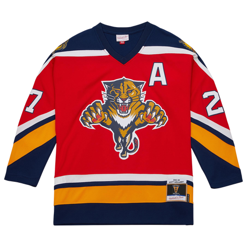 

Mitchell & Ness Mens Florida Panthers Mitchell & Ness Panthers 1995 Jersey - Mens Red/Red Size L