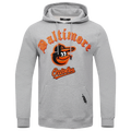 Pro Standard ORIOLES OLD ENGLISH FLC PO HOODIE - Pro Standard Heather Grey