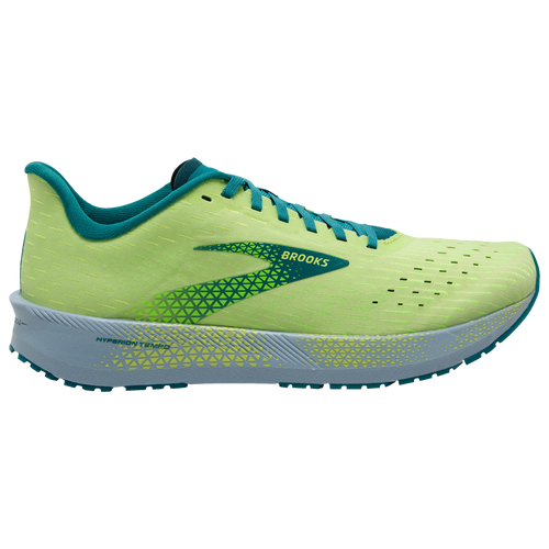 Shop Brooks Mens  Hyperion Tempo In Green/blue