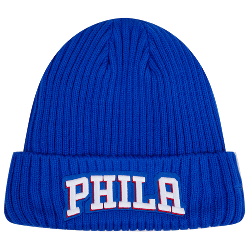 

Pro Standard Mens Pro Standard 76ers Classic Core Beanie - Mens Blue/Blue Size One Size