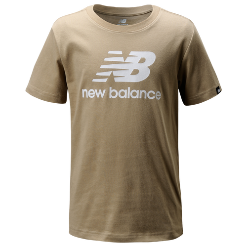 

Boys New Balance New Balance Logo Short Sleeve T-Shirt - Boys' Grade School Incense/White Size XL