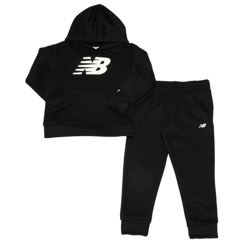 

Boys New Balance New Balance Hoodie And Jogger Set - Boys' Toddler Black/White Size 2T