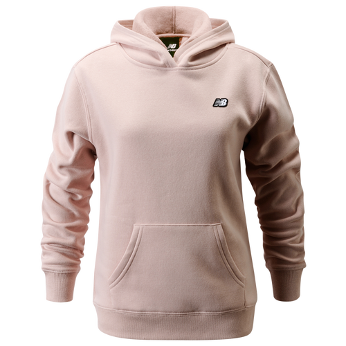 

Girls New Balance New Balance Pullover Hoodie - Girls' Grade School Pink Sand/White Size S