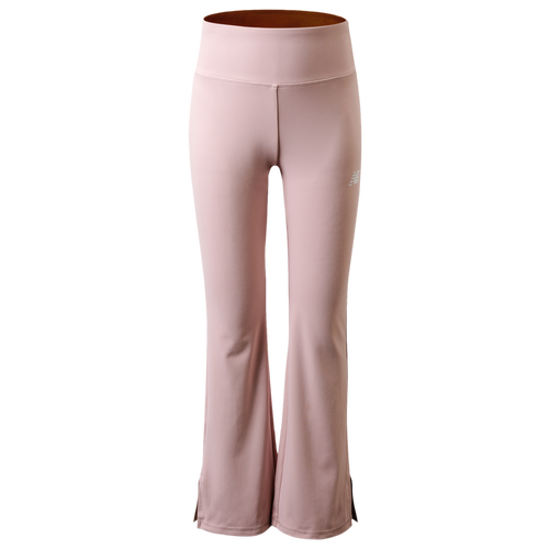 

Girls New Balance New Balance Flared Leggings - Girls' Grade School Pink Sand Size L