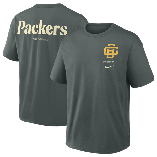 Green Bay Packers Rivalries Collection Max90 Nike Men's NFL T-Shirt in Green | 04T633X7T-2JW