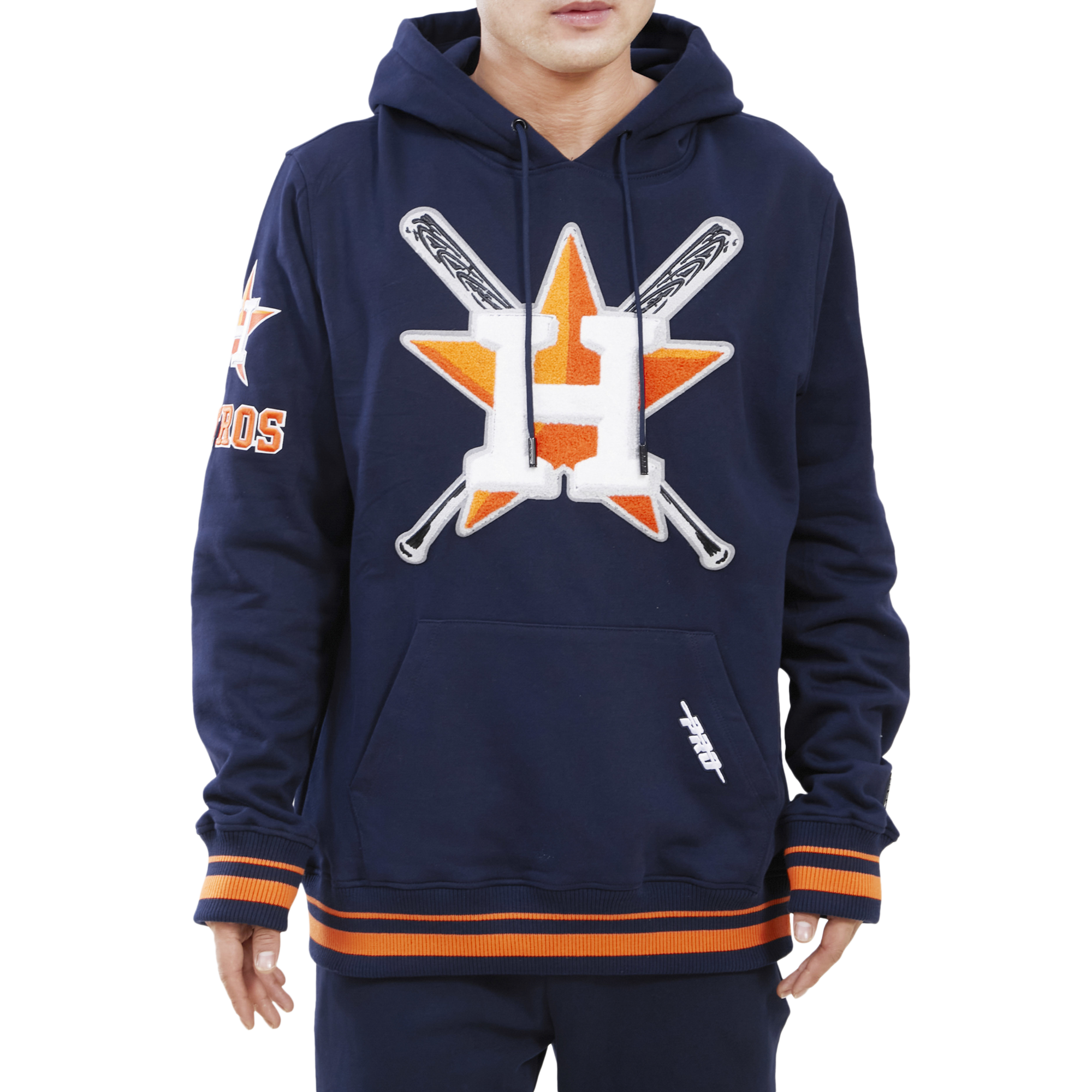 Pro Standard ASTROS MASH UP RIB FLC PO HOODIE - Men's