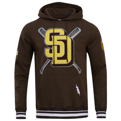 MENS - Pro Standard PADRES MASH UP RIB FLC PO HOODIE - Brown