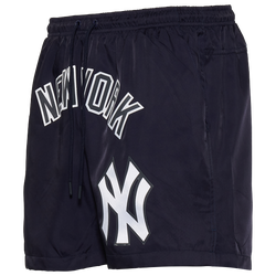 Men's - Pro Standard Yankees Team Woven Shorts - Navy/White
