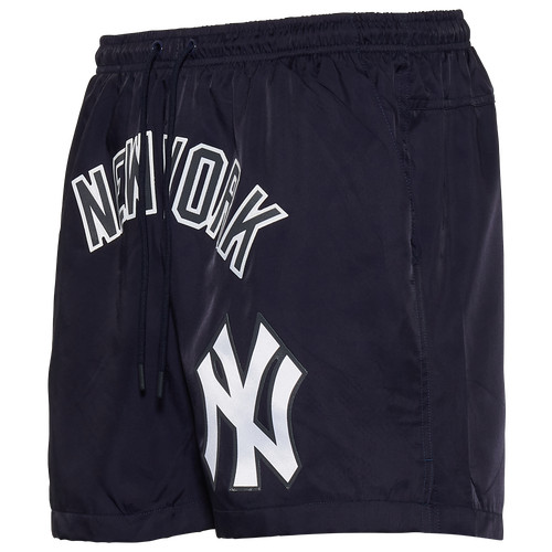 Pro Standard Mens New York Yankees Yankees Team Woven Shorts In Navy/white ModeSens