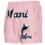 Pro Standard Marlins Team Woven Shorts - Men's Pink/Black