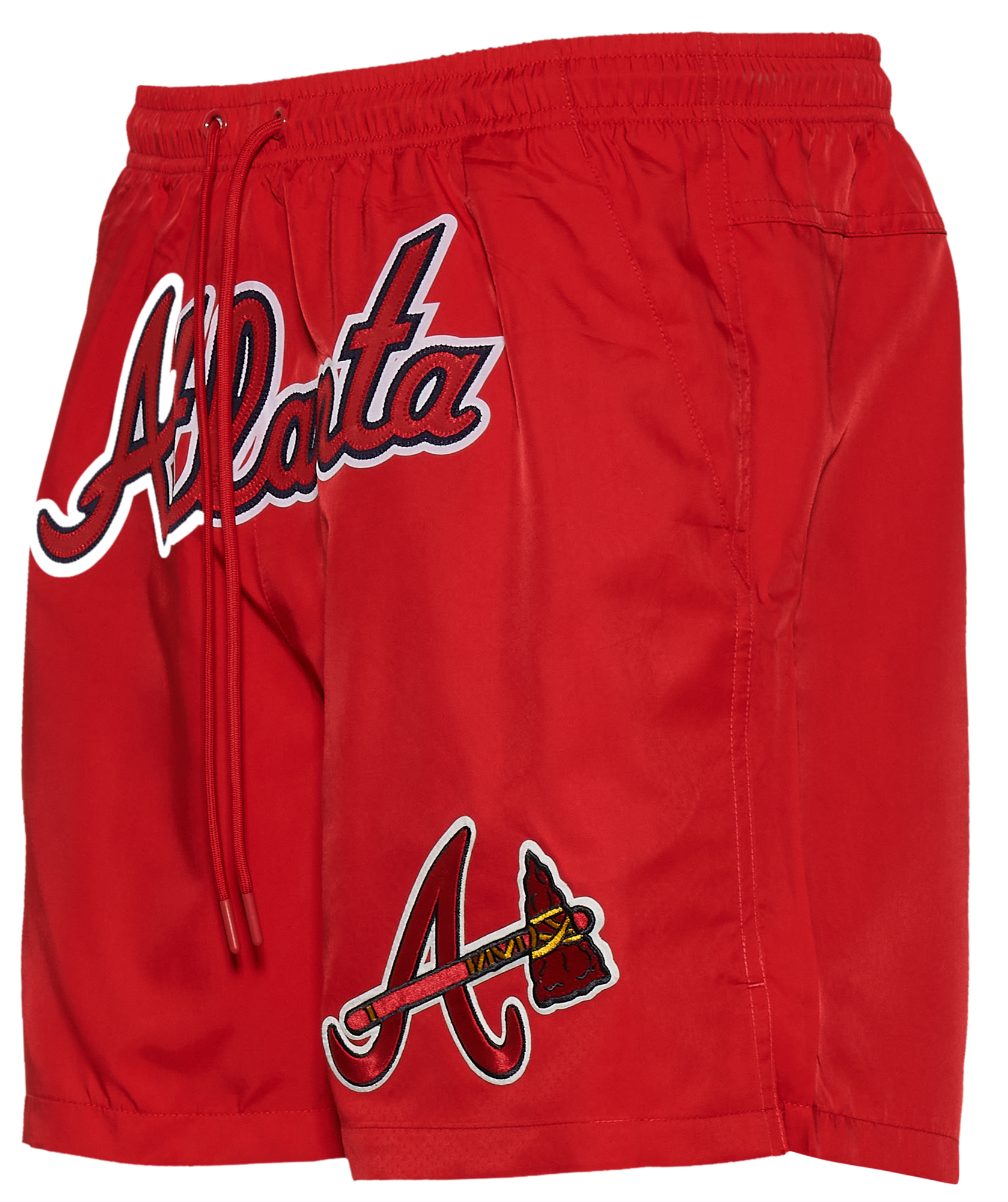 Men's Profile Gray/Navy Atlanta Braves Team Shorts