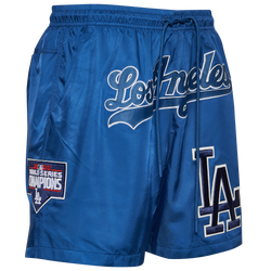 Men's - Pro Standard Dodgers Team Woven Shorts - Blue/White